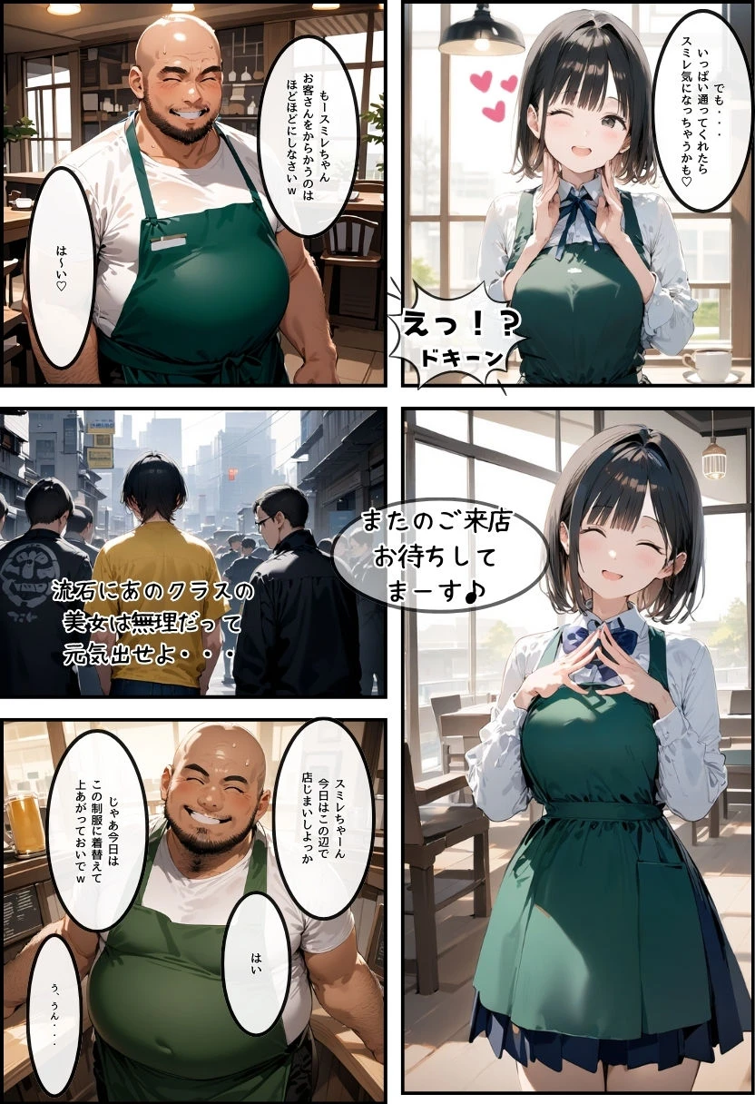 僕の彼女が種付けおじさんにNTRされてしまった件2巻 広告画像