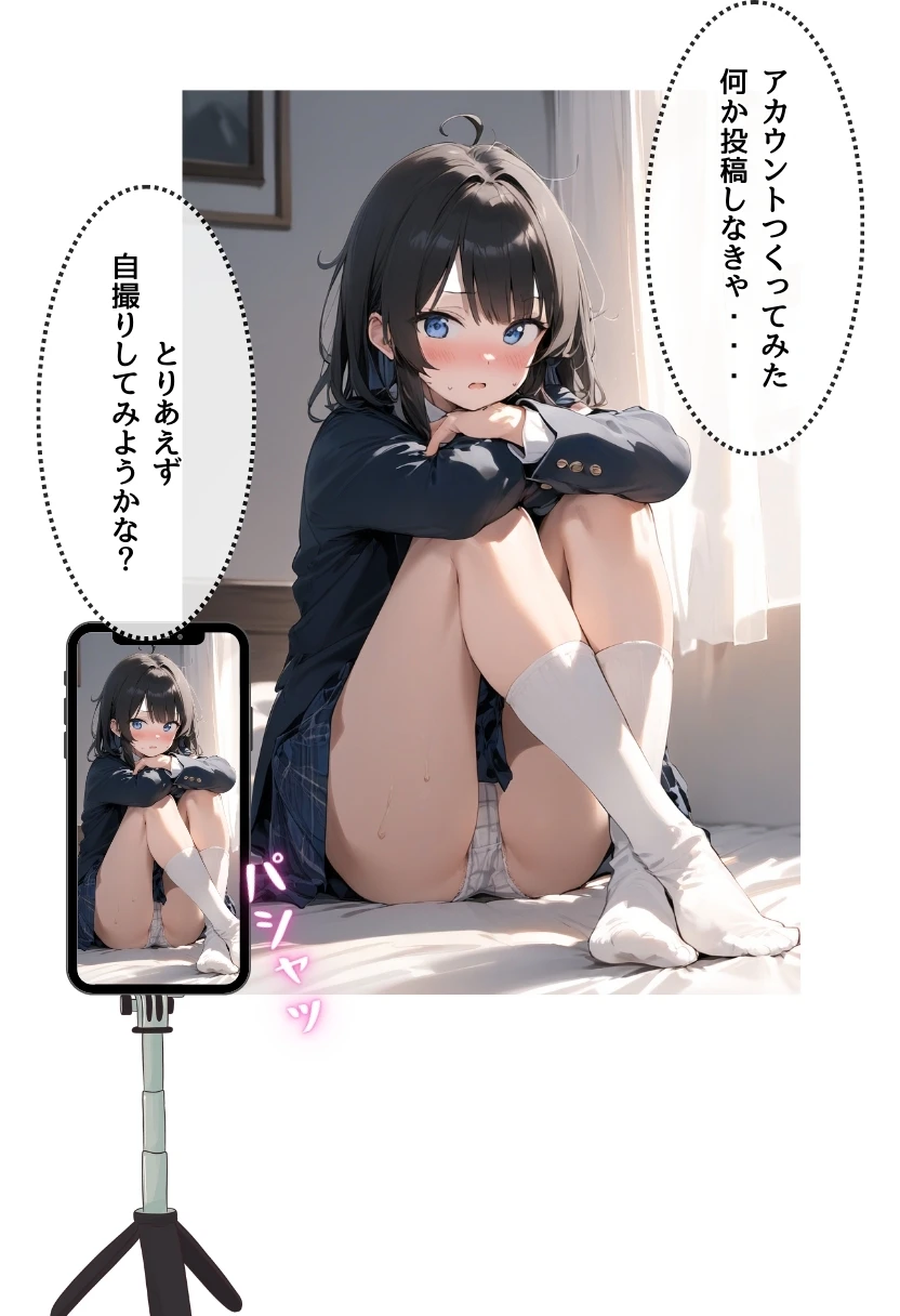 地味で華奢な裏垢女子がおじさんとハメ撮り生配信するまで サンプル漫画