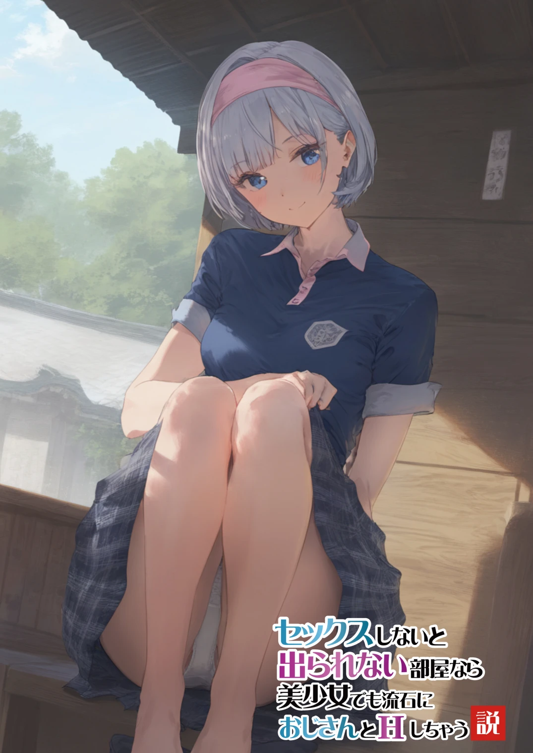 【セックスしないと出られない部屋】美少女でも流石におじさんとHしちゃう説 サンプル漫画