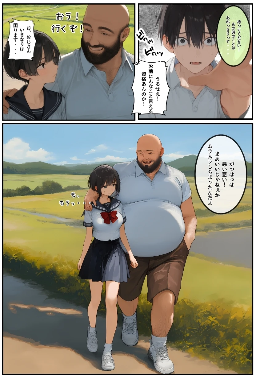 【総集編】透明感のある美少女4人をおじさんちんぽでずっぽずぽに大満喫しちゃうぞ！すぺしゃる！！全4作品 サンプル漫画