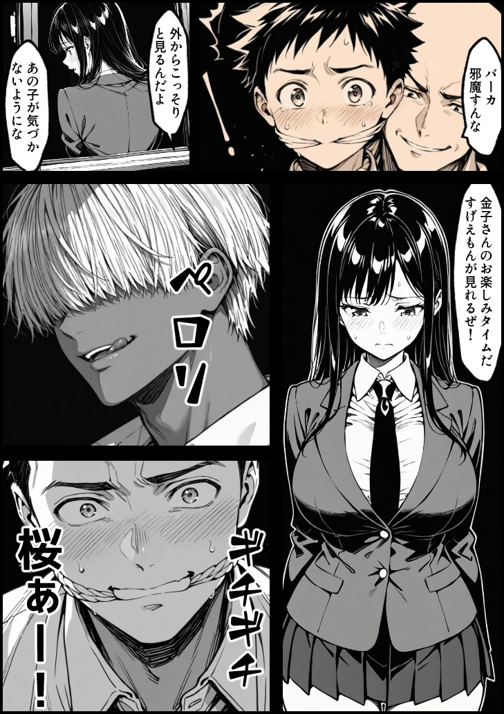 好きだと言えずに目の前で奪われた幼なじみに風俗で再開する話 サンプル漫画
