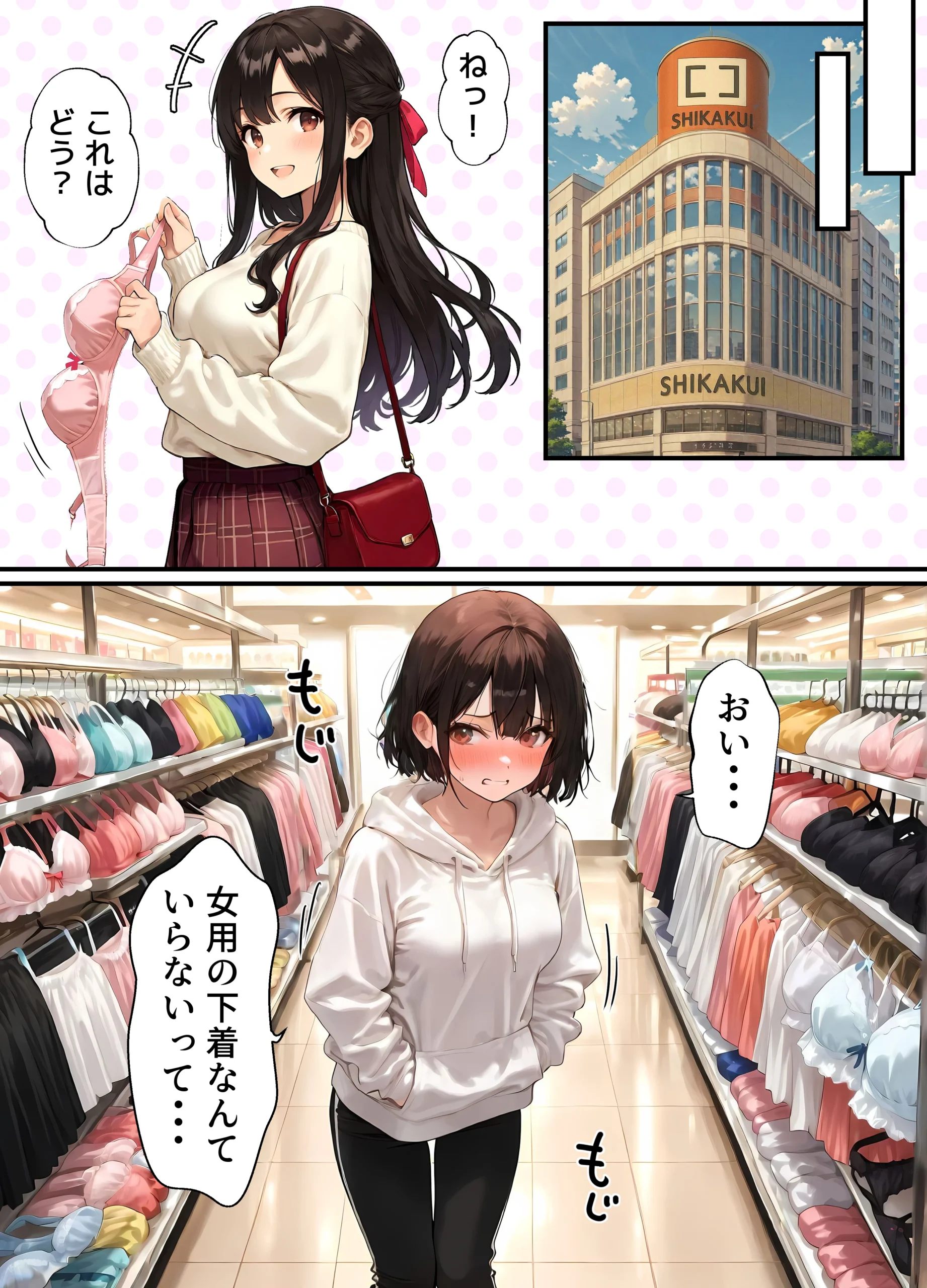 女体化したオレが清楚系ビッチの妹のせいでチャラ男に強●メス堕ち サンプル漫画
