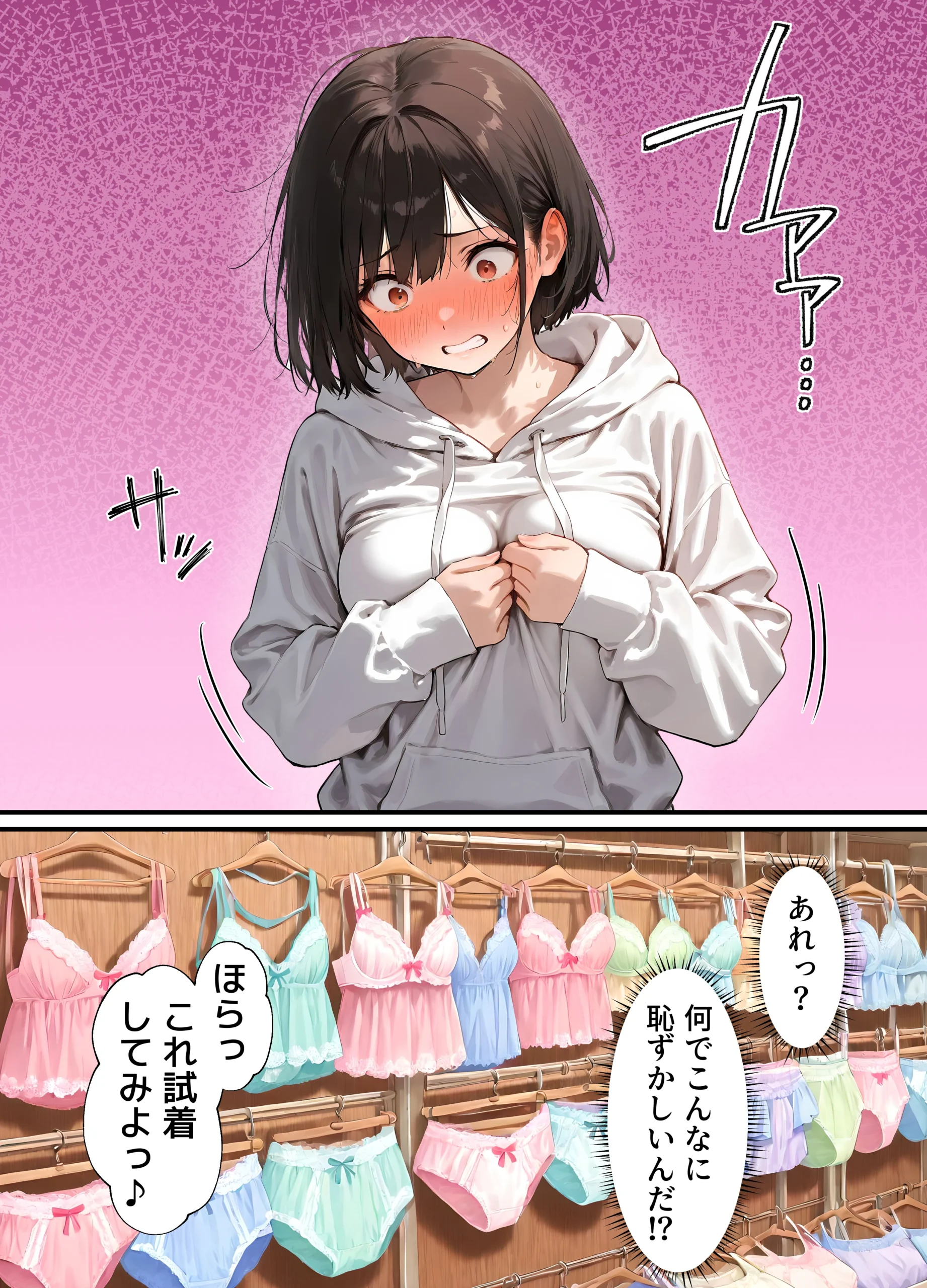 女体化したオレが清楚系ビッチの妹のせいでチャラ男に強●メス堕ち サンプル漫画