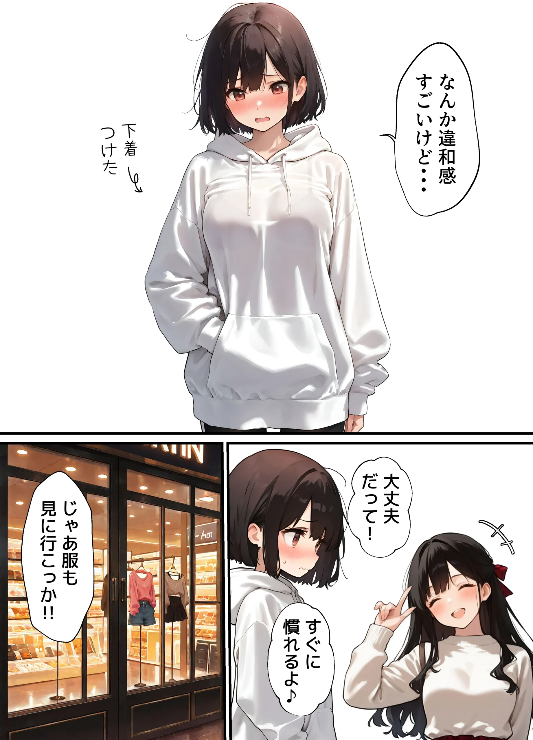女体化したオレが清楚系ビッチの妹のせいでチャラ男に強●メス堕ち サンプル漫画