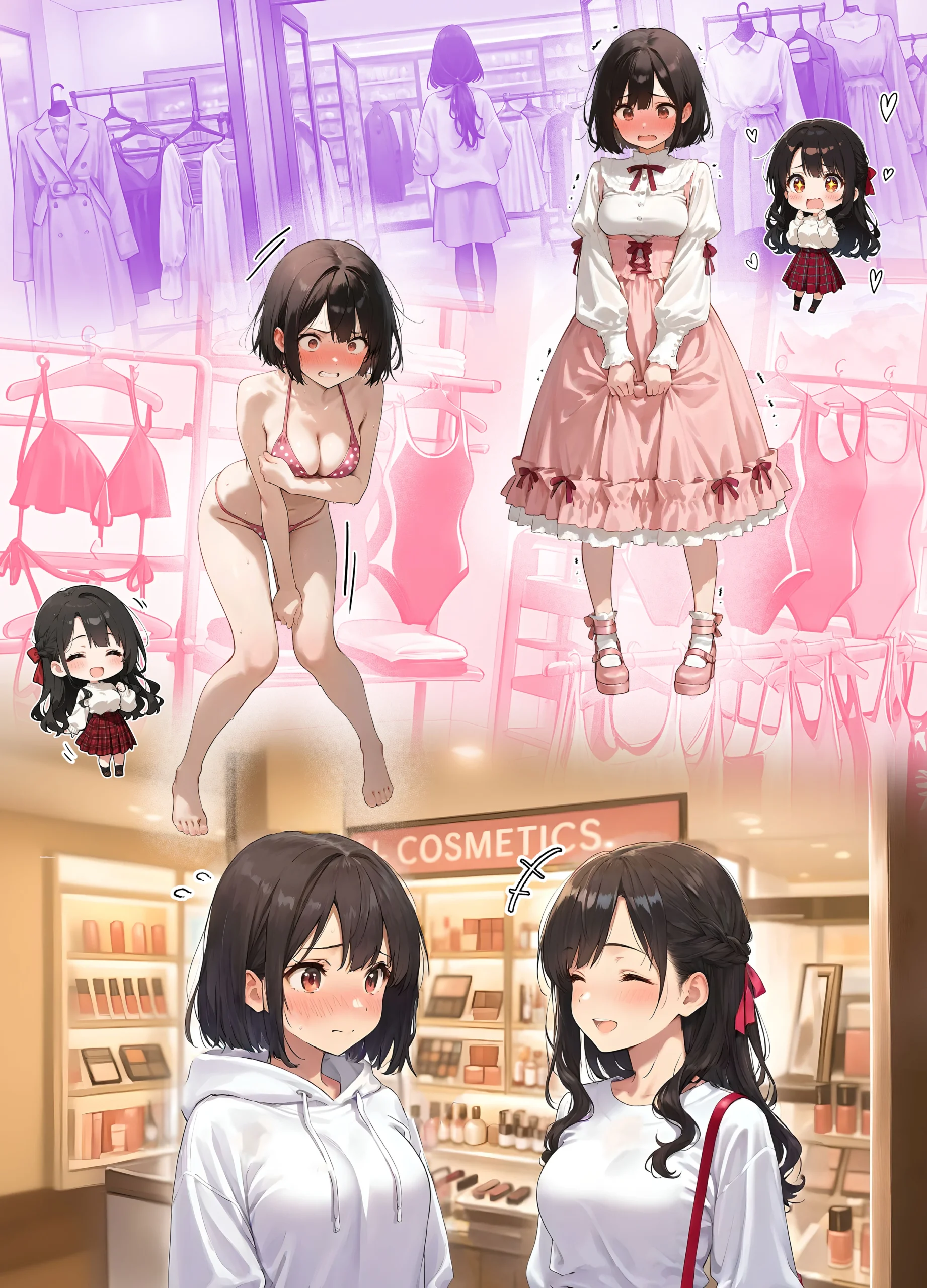 女体化したオレが清楚系ビッチの妹のせいでチャラ男に強●メス堕ち サンプル漫画