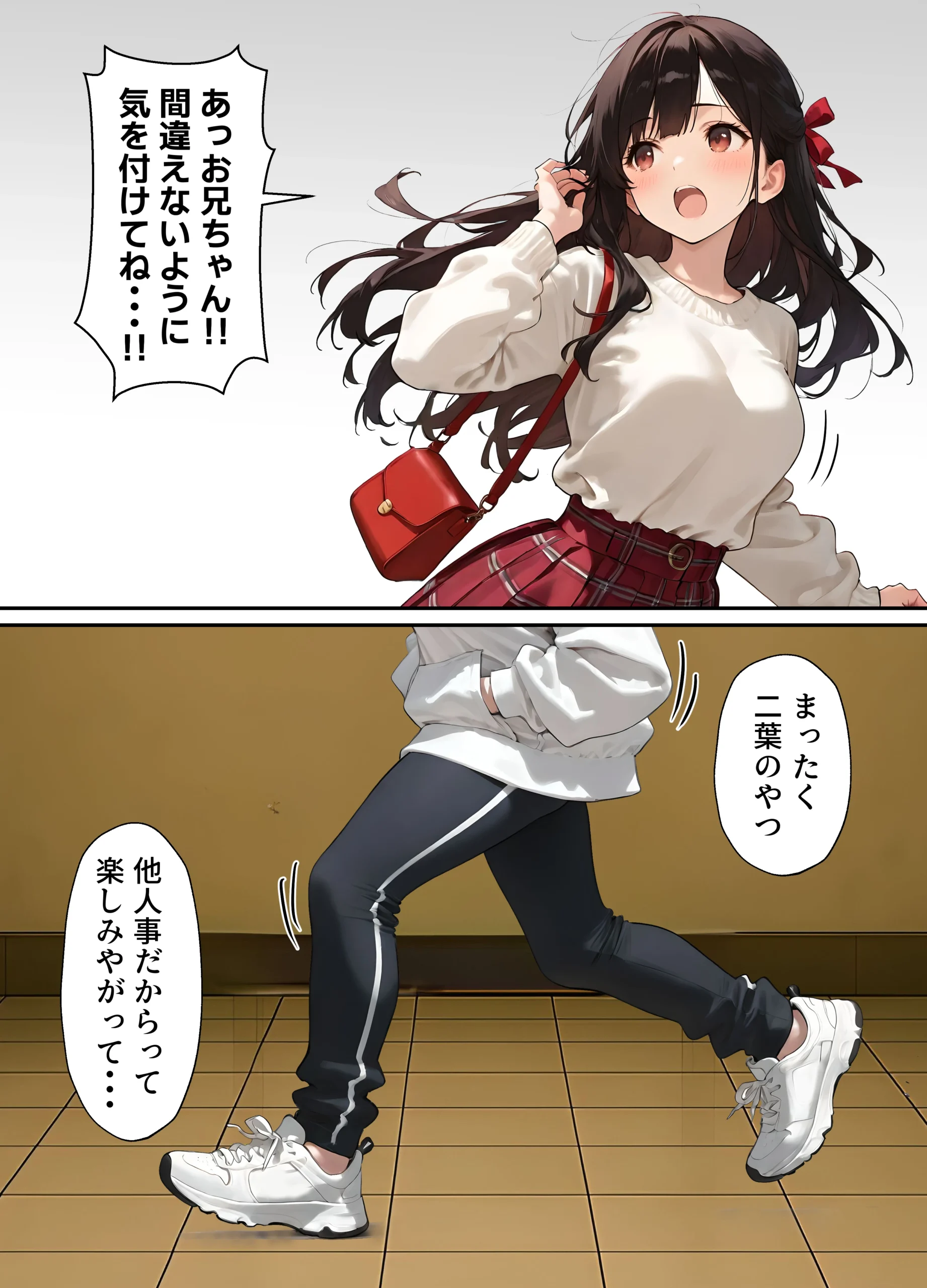 女体化したオレが清楚系ビッチの妹のせいでチャラ男に強●メス堕ち サンプル漫画