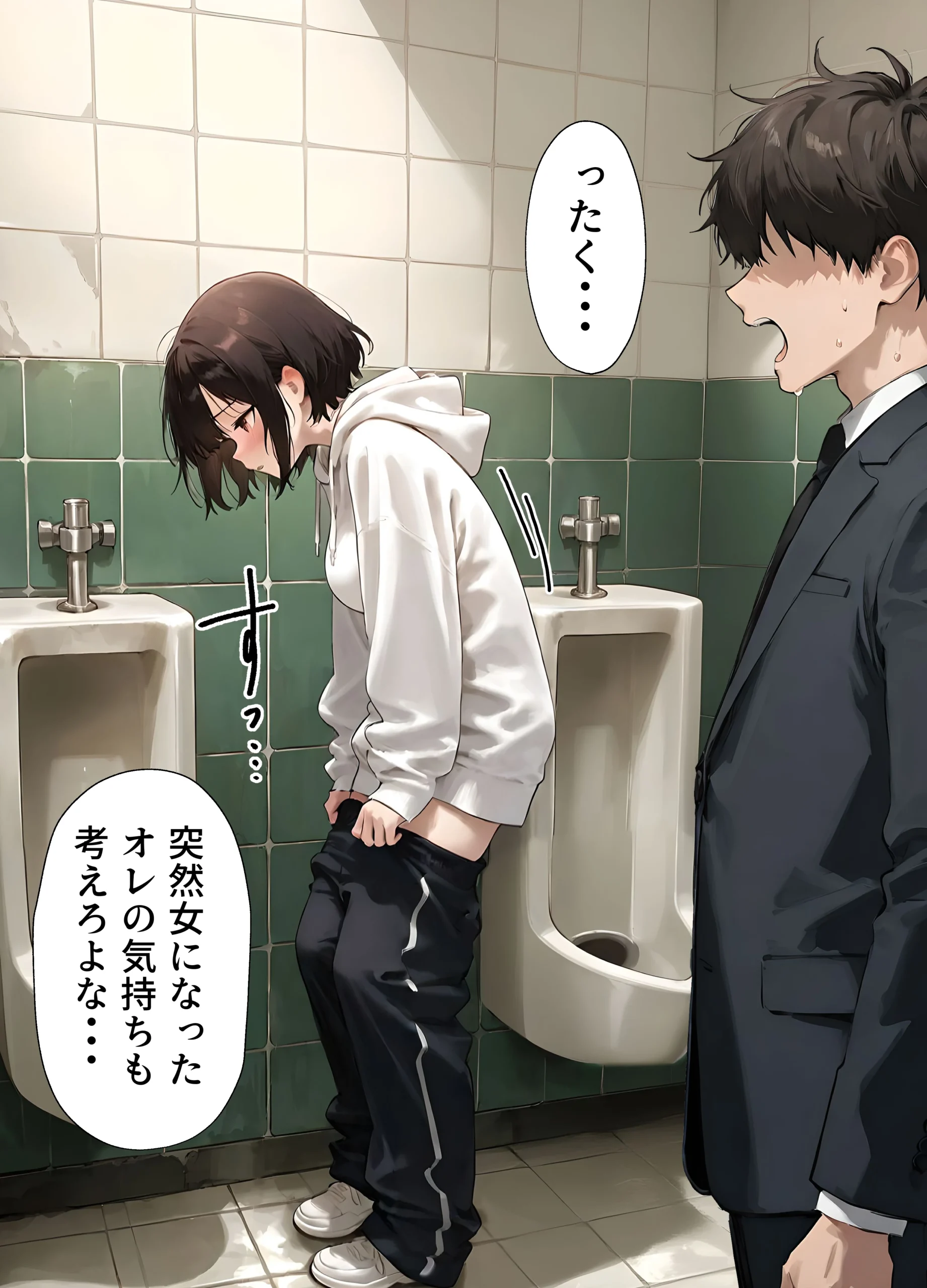 女体化したオレが清楚系ビッチの妹のせいでチャラ男に強●メス堕ち サンプル漫画