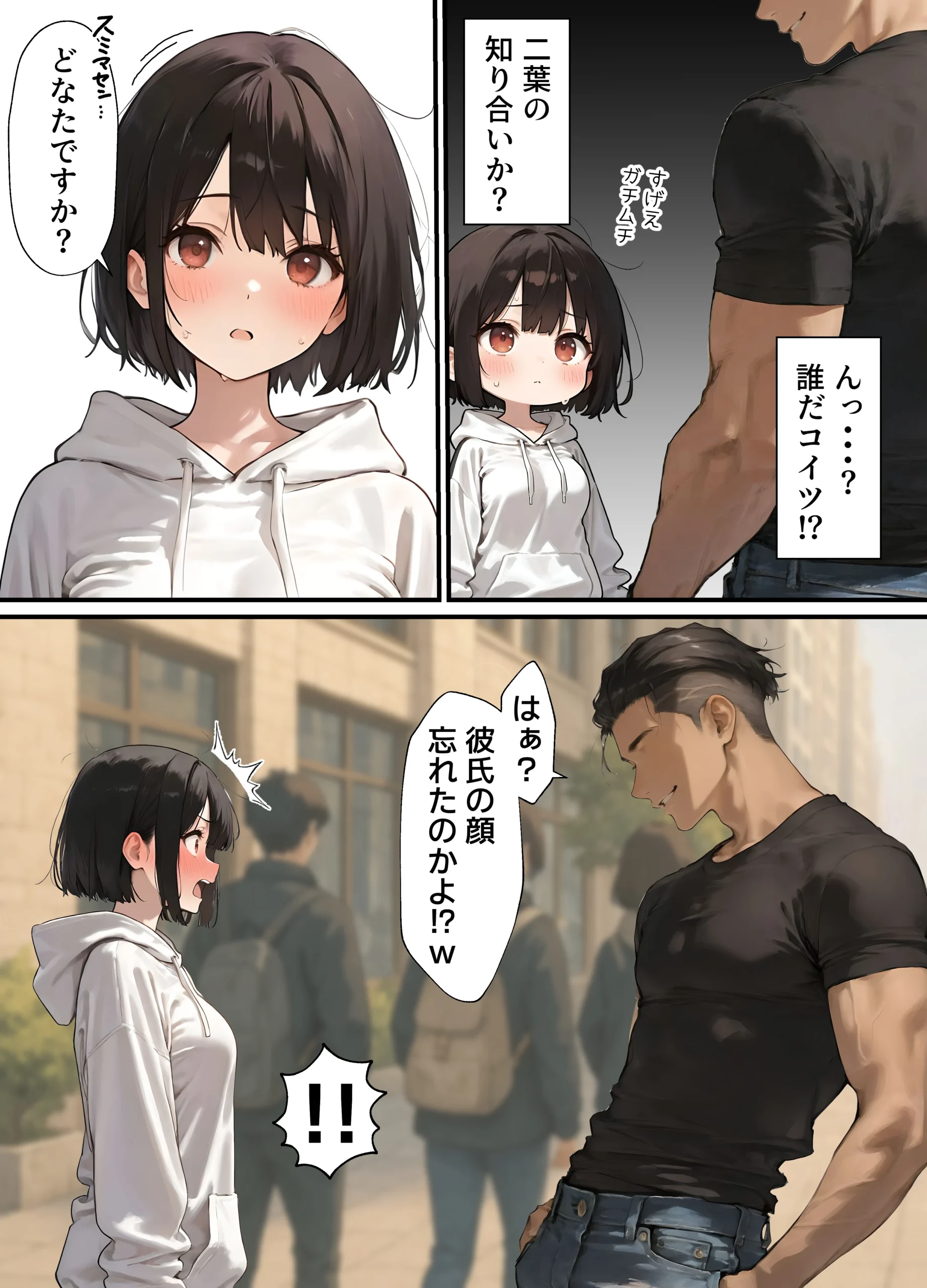 女体化したオレが清楚系ビッチの妹のせいでチャラ男に強●メス堕ち サンプル漫画