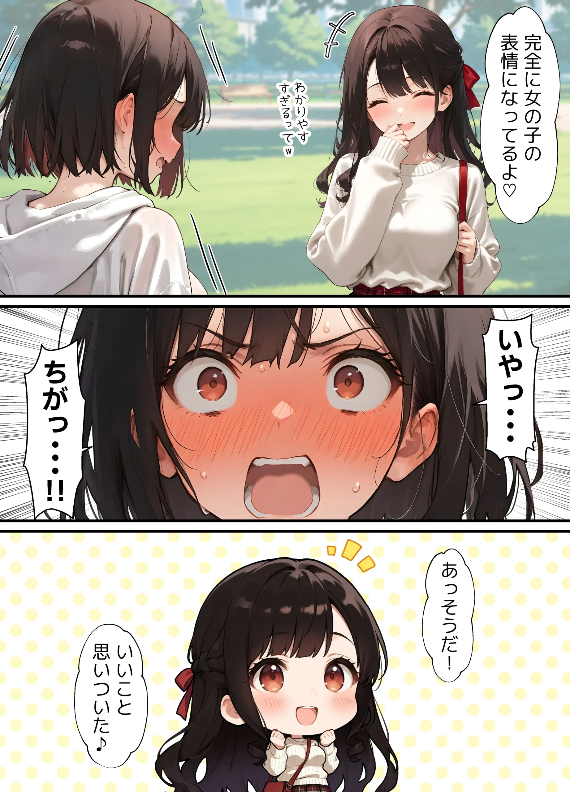 女体化したオレが清楚系ビッチの妹のせいでチャラ男に強●メス堕ち サンプル漫画