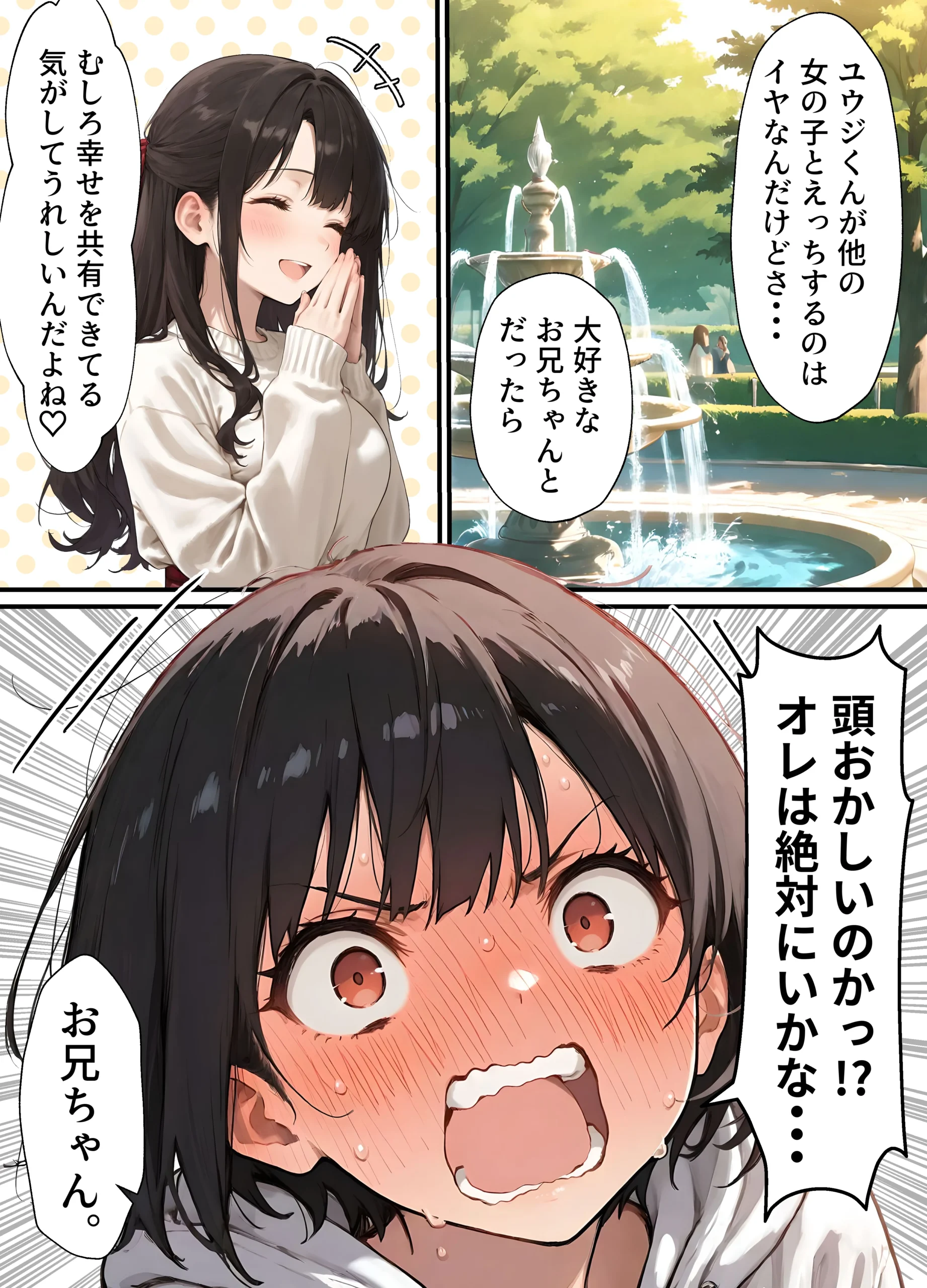 女体化したオレが清楚系ビッチの妹のせいでチャラ男に強●メス堕ち サンプル漫画