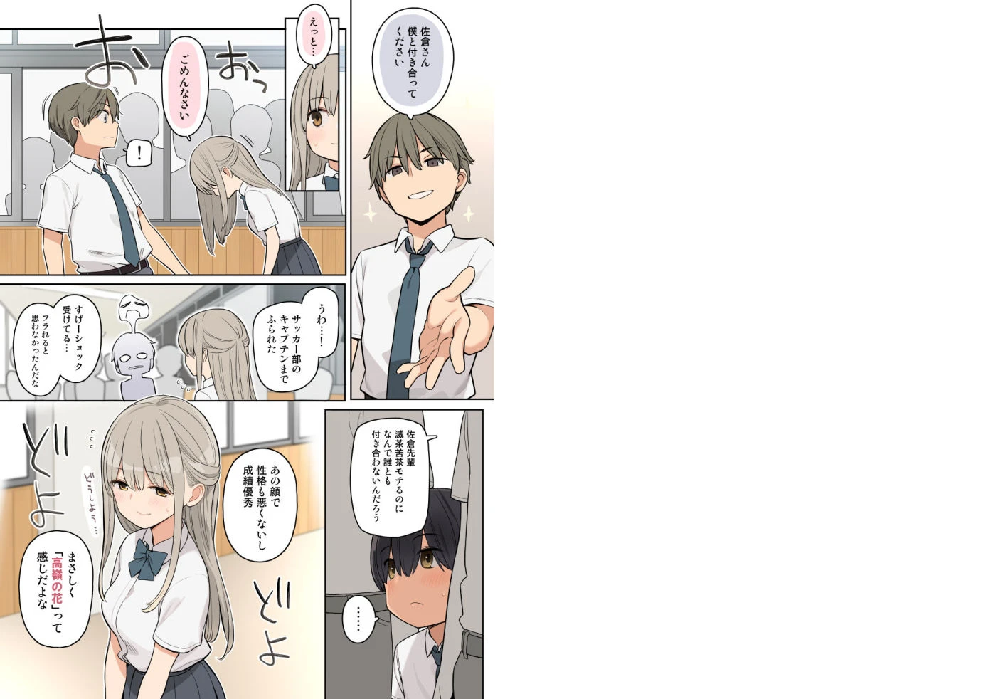 目立たない存在の僕が高嶺の花の先輩とエッチな関係になっちゃった話 広告画像