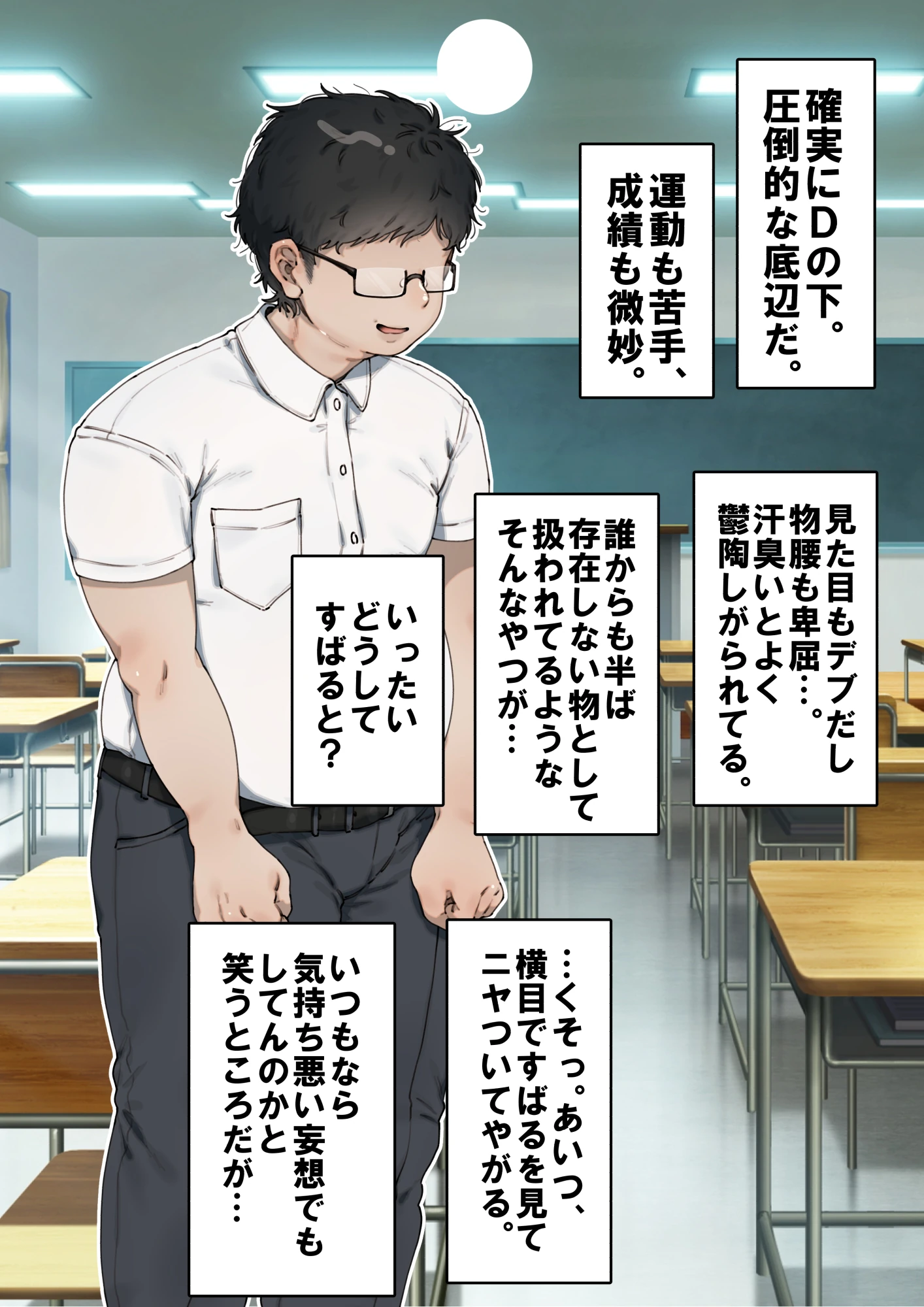 僕が先にステータスを見ていたのに〜チートBSS!他人のエロステータスを見れるようになった僕が爆乳ボーイッシュ幼馴染の『経験人数1人』表示で脳破壊された件〜 サンプル